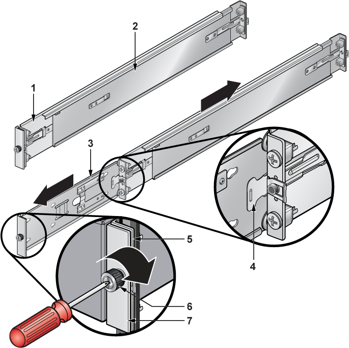 7060X5 Series - Rack Mounting the Switch - Arista